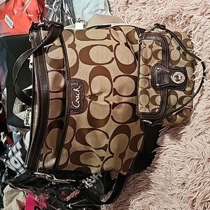 Coach Shoulder bag & wristlet bundle